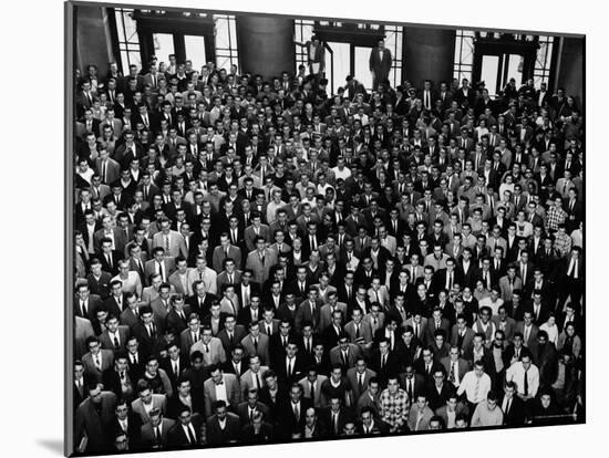 MIT Graduating Class of 1956-Gjon Mili-Mounted Photographic Print