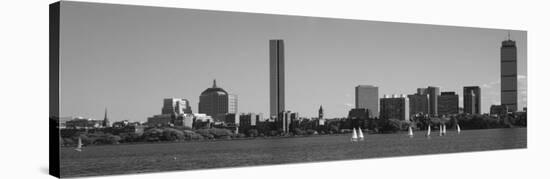 MIT Sailboats, Charles River, Boston, Massachusetts, USA-null-Stretched Canvas