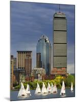 Mit Sailing Team Practicing in Charles River, Boston, Massachusetts, USA-Adam Jones-Mounted Photographic Print