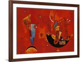 Mit und Gegen, c.1929-Wassily Kandinsky-Framed Art Print