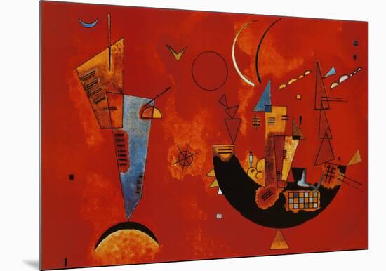 Mit und Gegen, c.1929-Wassily Kandinsky-Mounted Art Print