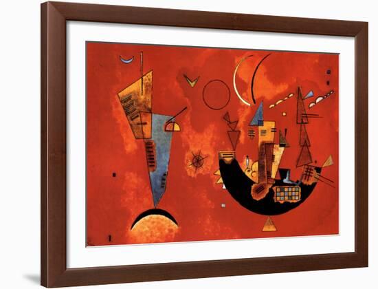 Mit und Gegen, c.1929-Wassily Kandinsky-Framed Art Print