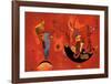 Mit und Gegen, c.1929-Wassily Kandinsky-Framed Art Print