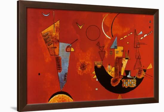 Mit Und Gegen-Wassily Kandinsky-Framed Poster