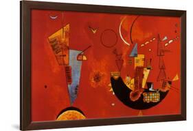 Mit Und Gegen-Wassily Kandinsky-Framed Poster