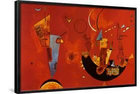 Mit Und Gegen-Wassily Kandinsky-Framed Poster