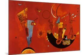 Mit Und Gegen-Wassily Kandinsky-Mounted Poster