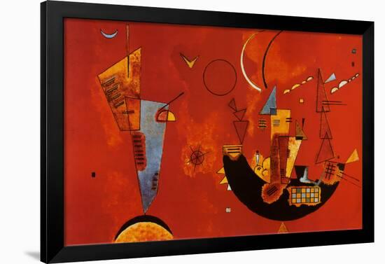 Mit Und Gegen-Wassily Kandinsky-Framed Poster