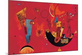 Mit und Gegen-Wassily Kandinsky-Mounted Premium Giclee Print