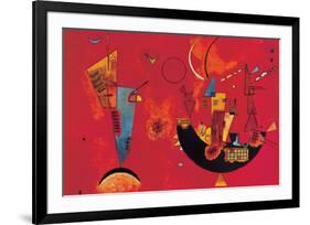 Mit und Gegen-Wassily Kandinsky-Framed Premium Giclee Print