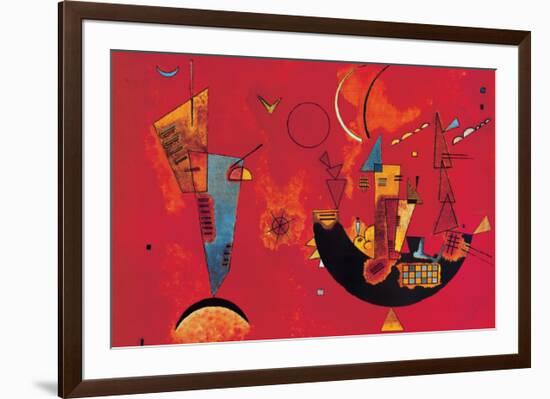 Mit und Gegen-Wassily Kandinsky-Framed Premium Giclee Print