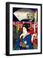Mitate Kaiseki Hakkei-Kunichika toyohara-Framed Giclee Print