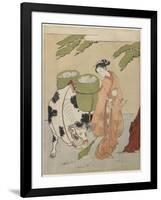 Mitate of an Oxherder, C. 1767-Suzuki Harunobu-Framed Giclee Print