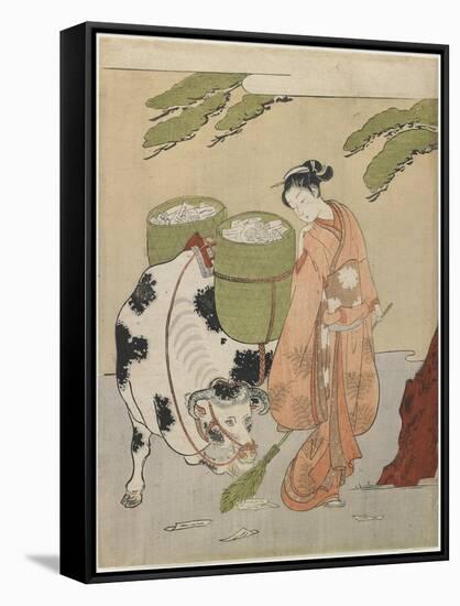 Mitate of an Oxherder, C. 1767-Suzuki Harunobu-Framed Stretched Canvas