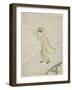 Mitate of Fujiwara No Teika's Poem Crossing the Sano, 1765-Suzuki Harunobu-Framed Giclee Print