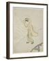 Mitate of Fujiwara No Teika's Poem Crossing the Sano, 1765-Suzuki Harunobu-Framed Giclee Print