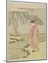 Mitate of the Calligrapher Ono No Tofu, after 1765-Suzuki Harunobu-Mounted Giclee Print