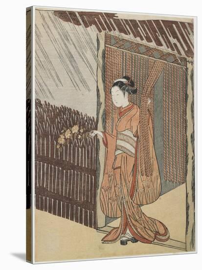 Mitate of the Poet O Ta Do Kan, 1766-1767-Suzuki Harunobu-Stretched Canvas