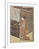 Mitate of the Poet O Ta Do Kan, 1766-1767-Suzuki Harunobu-Framed Giclee Print