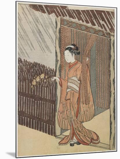 Mitate of the Poet O Ta Do Kan, 1766-1767-Suzuki Harunobu-Mounted Giclee Print