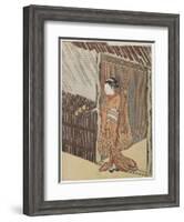 Mitate of the Poet O Ta Do Kan, 1766-1767-Suzuki Harunobu-Framed Giclee Print