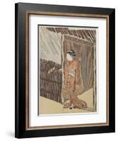 Mitate of the Poet O Ta Do Kan, 1766-1767-Suzuki Harunobu-Framed Giclee Print