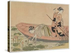 Mitate of Zhou Maoshu, after 1765-Suzuki Harunobu-Stretched Canvas