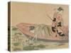 Mitate of Zhou Maoshu, after 1765-Suzuki Harunobu-Stretched Canvas