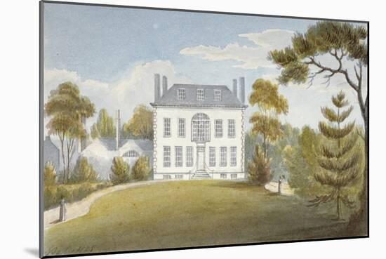 Mitcham Hall, Mitcham, Surrey, 1825-G Yates-Mounted Giclee Print