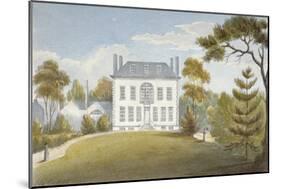 Mitcham Hall, Mitcham, Surrey, 1825-G Yates-Mounted Giclee Print