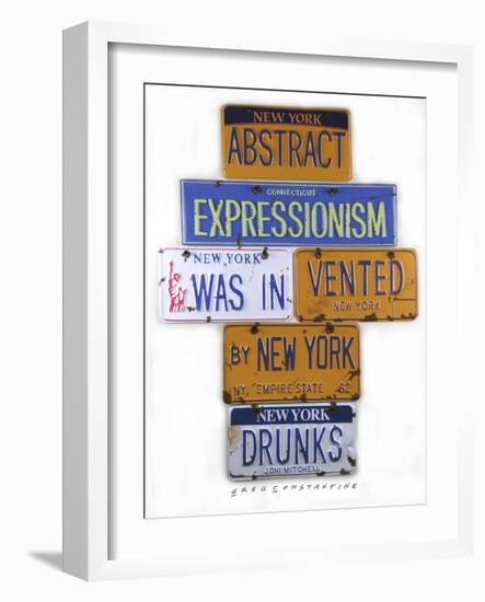 Mitchell Ny Drunks-Gregory Constantine-Framed Giclee Print