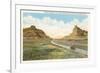 Mitchell Pass, Scottsbluff, Nebraska-null-Framed Premium Giclee Print