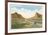 Mitchell Pass, Scottsbluff, Nebraska-null-Framed Premium Giclee Print