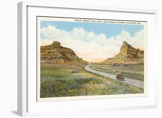 Mitchell Pass, Scottsbluff, Nebraska-null-Framed Art Print