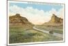 Mitchell Pass, Scottsbluff, Nebraska-null-Mounted Art Print