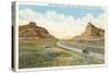 Mitchell Pass, Scottsbluff, Nebraska-null-Stretched Canvas