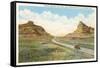 Mitchell Pass, Scottsbluff, Nebraska-null-Framed Stretched Canvas