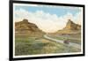 Mitchell Pass, Scottsbluff, Nebraska-null-Framed Art Print