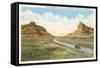 Mitchell Pass, Scottsbluff, Nebraska-null-Framed Stretched Canvas