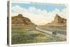 Mitchell Pass, Scottsbluff, Nebraska-null-Stretched Canvas