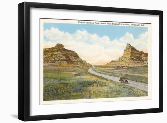 Mitchell Pass, Scottsbluff, Nebraska-null-Framed Art Print