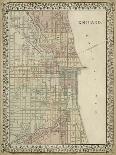 Plan of Chicago-Mitchell-Mounted Art Print