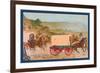 Mitchell Wagon Train-Gean Smith-Framed Art Print