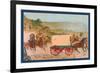 Mitchell Wagon Train-Gean Smith-Framed Art Print