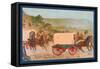 Mitchell Wagon Train-Gean Smith-Framed Stretched Canvas