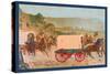 Mitchell Wagon Train-Gean Smith-Stretched Canvas