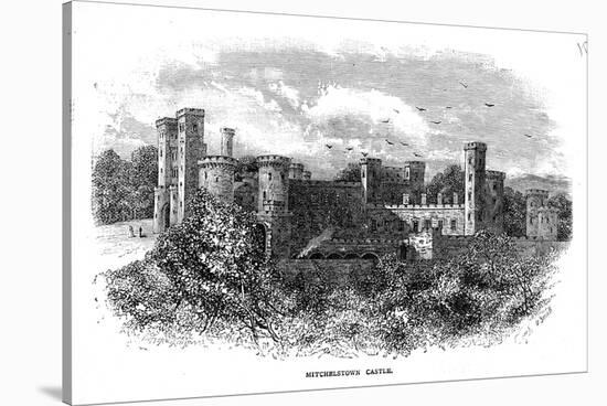 Mitchelstown Castle, Engraved by D. Small (Engraving)-George Butterworth-Stretched Canvas