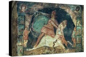 Mithras Killing The Bull-null-Stretched Canvas