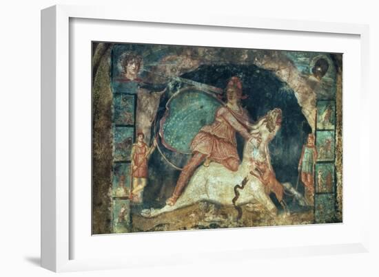 Mithras Killing The Bull-null-Framed Giclee Print