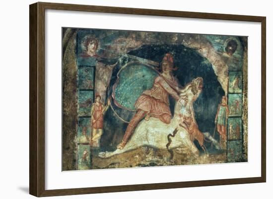 Mithras Killing The Bull-null-Framed Giclee Print